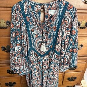 Anthropologie Lace Mini Dress